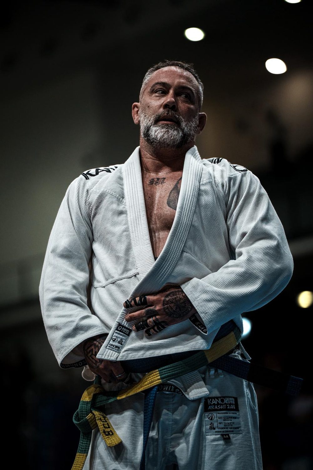 Christophe Scharly déterminé avant un combat